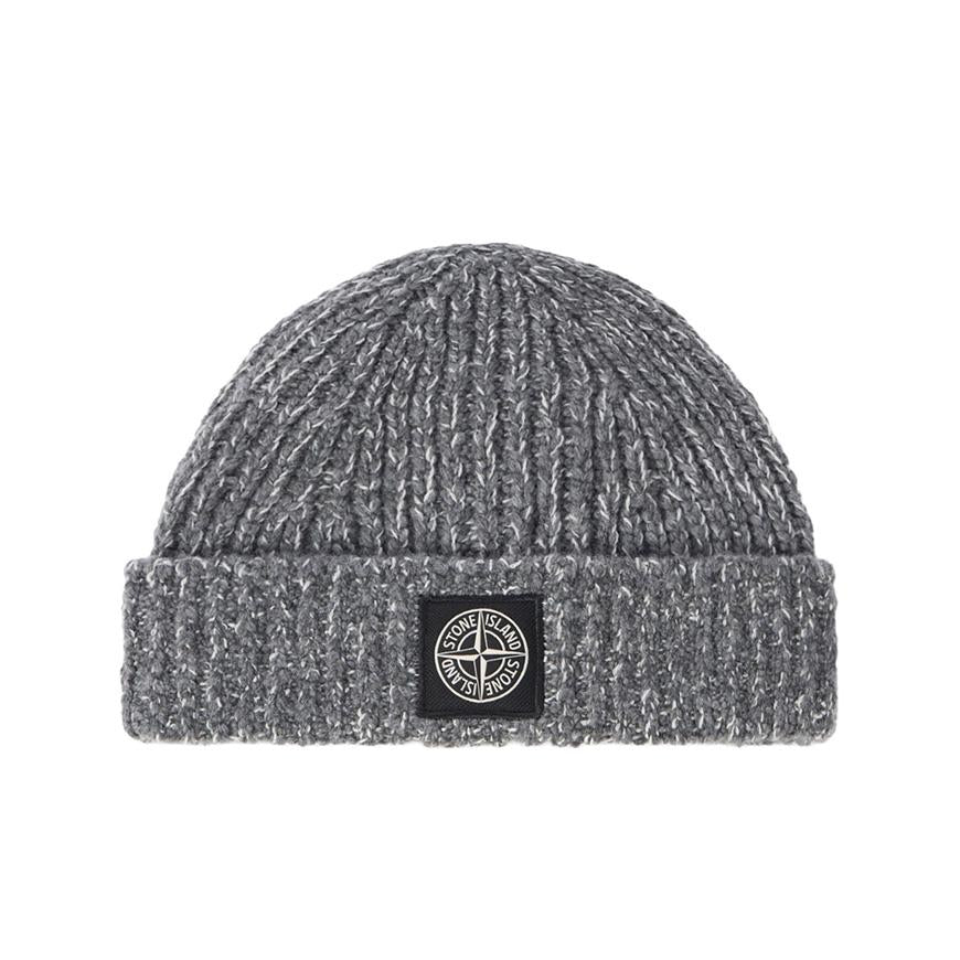 STONE ISLAND Unisex Compass Patch Beanie K2S15N100014 S00N1 V0M6B