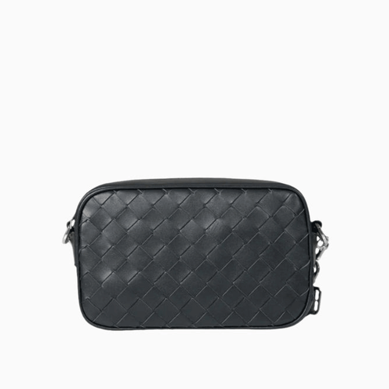 Bottega Veneta Mini Intrecciato Leather Crossbody Bag for Men