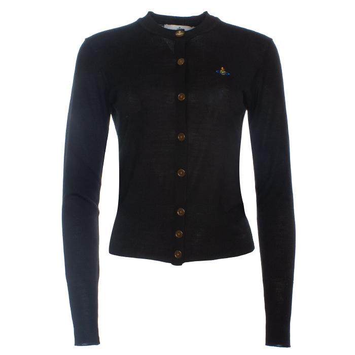 Vivienne Westwood Wool Silk Bea Cardigan Black
