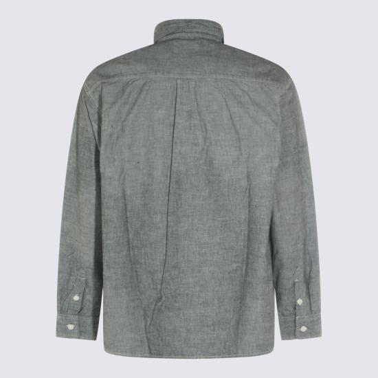 CARHARTT WIP Black Worn Used Splatter Long Sleeve Shirt