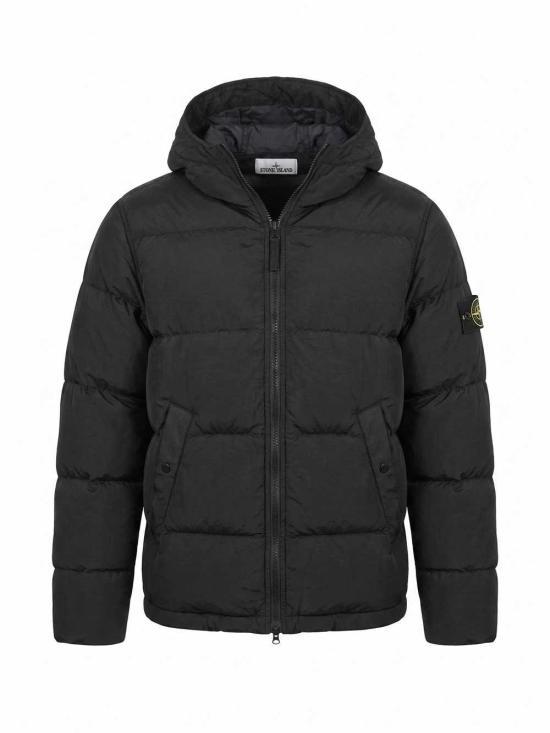 STONE ISLAND Women’s Down Puffer Jacket 4100019 S0019 V0029 BLACK DOM