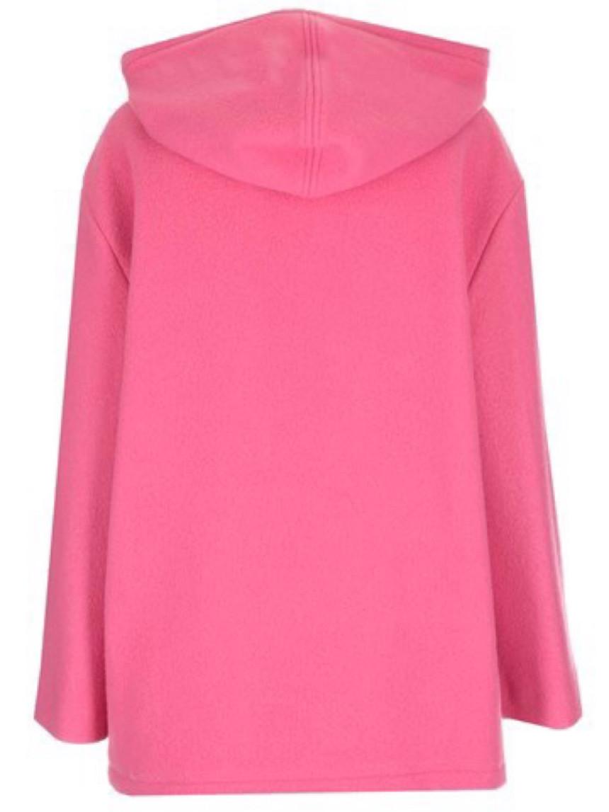 MSGM Pink Wool Knit Hoodie Sweater for Women 3342MDM110 227801 13