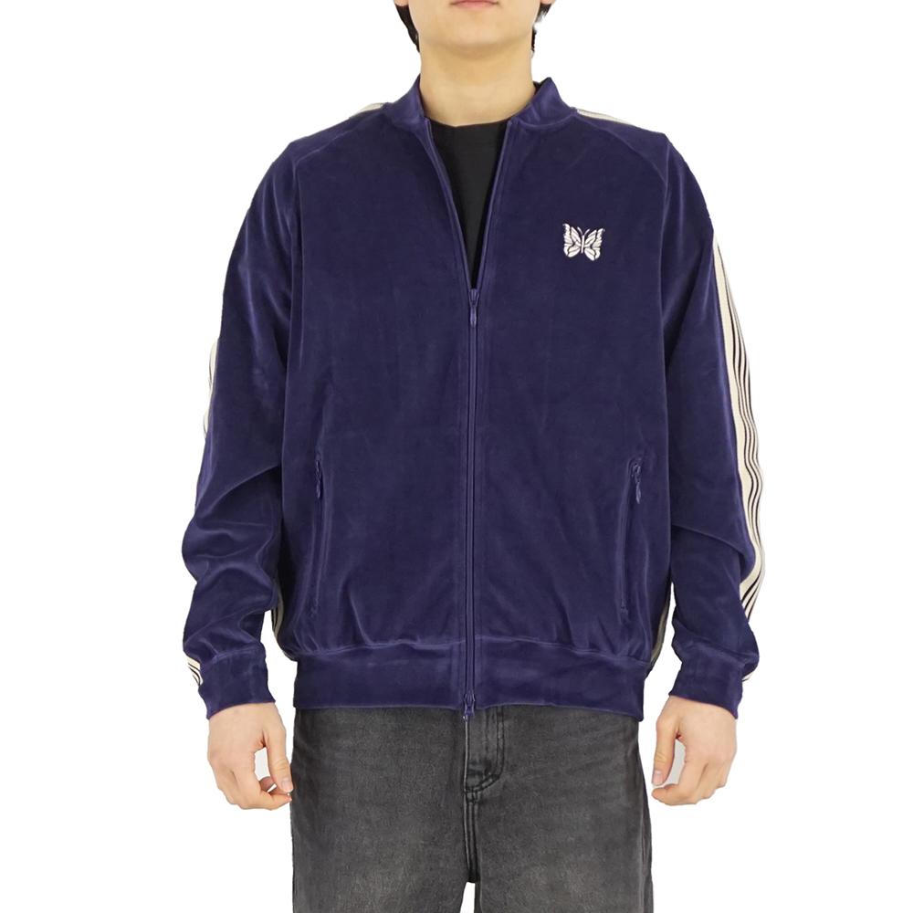 NEEDLES Velour Track Jacket Navy Unisex