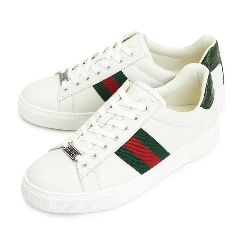 GUCCI Ace Women’s Low-Top Sneakers White Leather