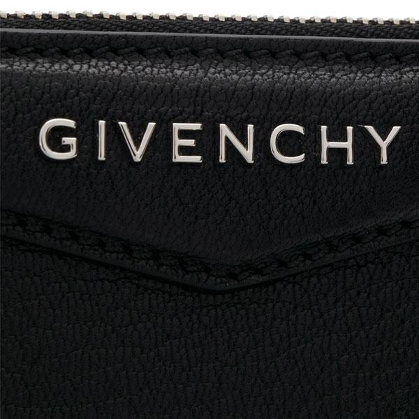 GIVENCHY Antigona Large Black Leather Clutch