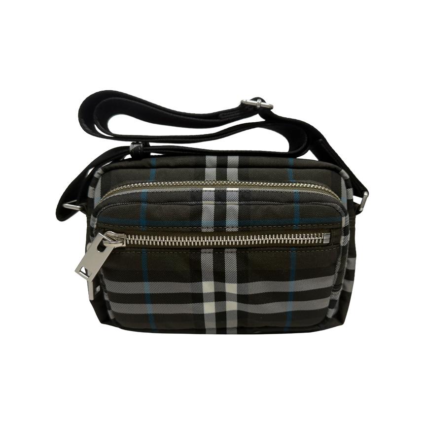 BURBERRY Check Pattern Crossbody Shoulder Hip Bag 81203651 SNUG