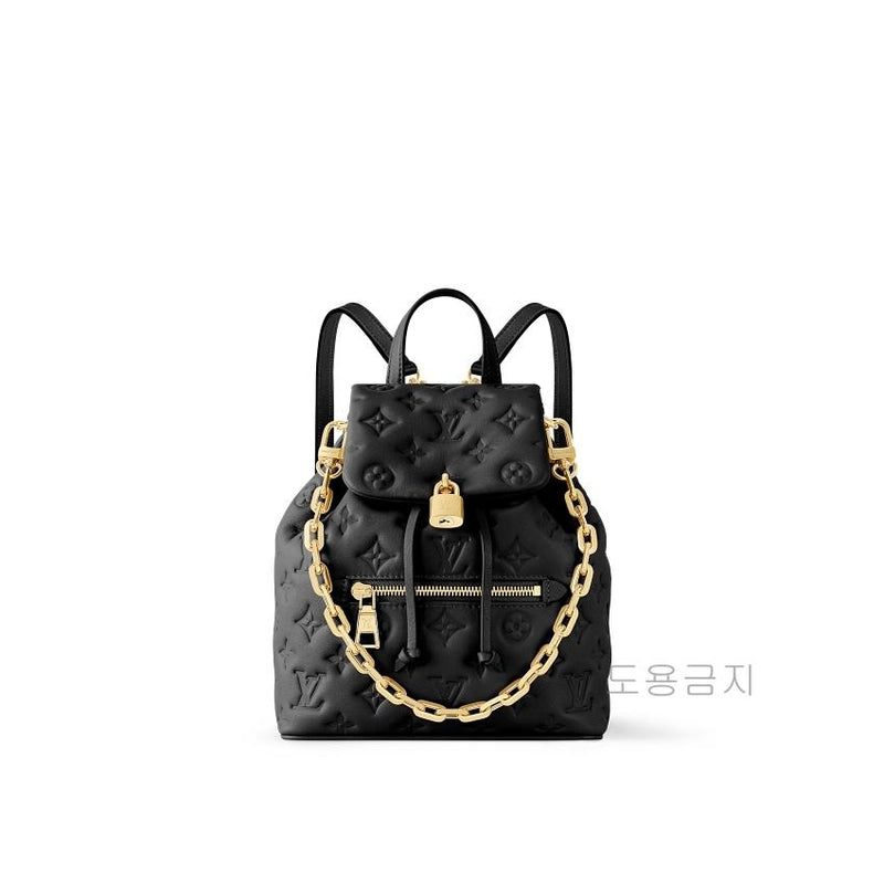 Louis Vuitton Black Coussin Backpack PM Unisex Tote Bag