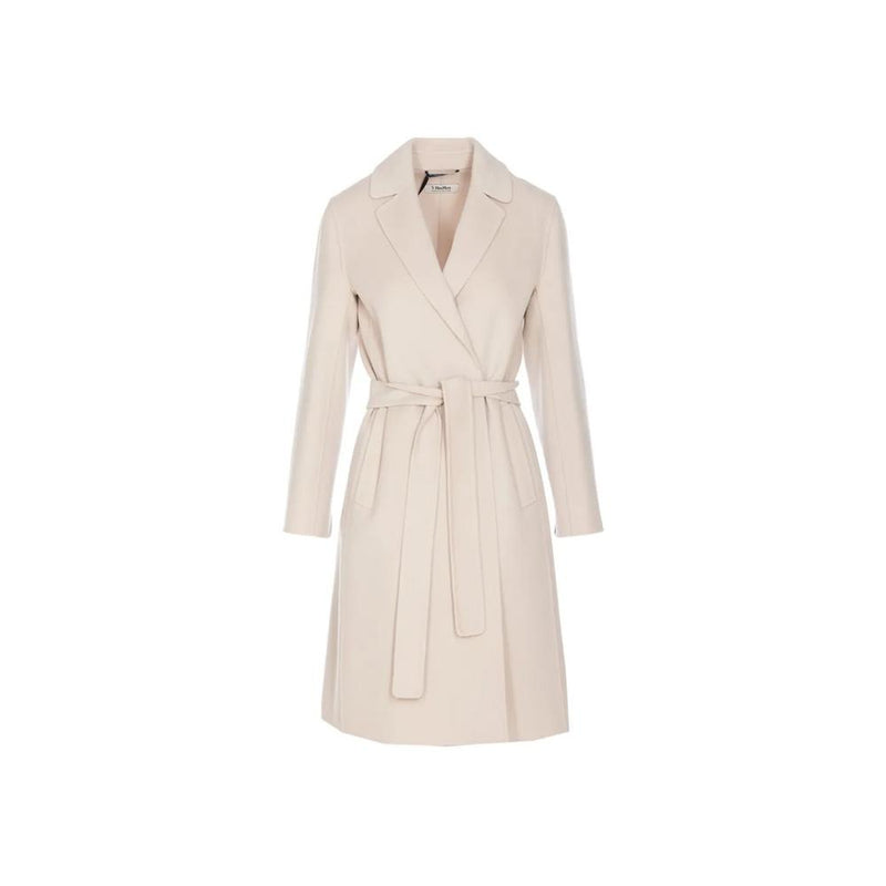Max Mara Pauline Long Coat Vanilla