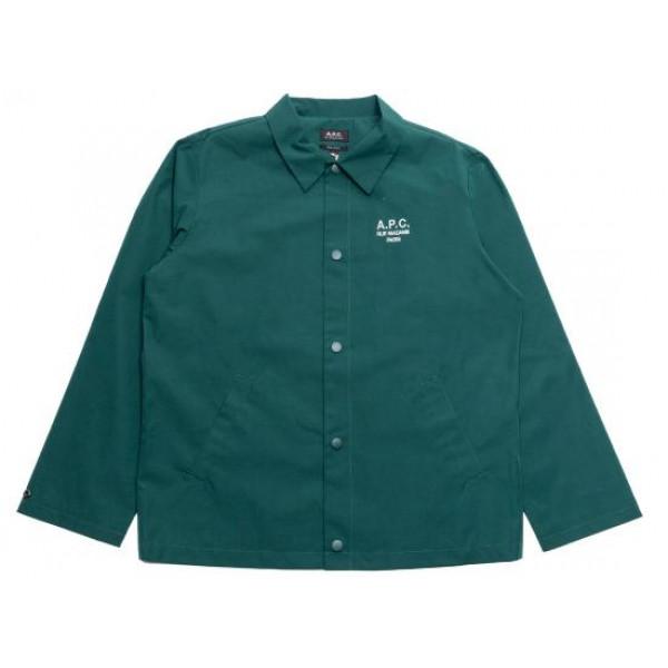 A.P.C. Regis Blue Blouson Jacket for Men