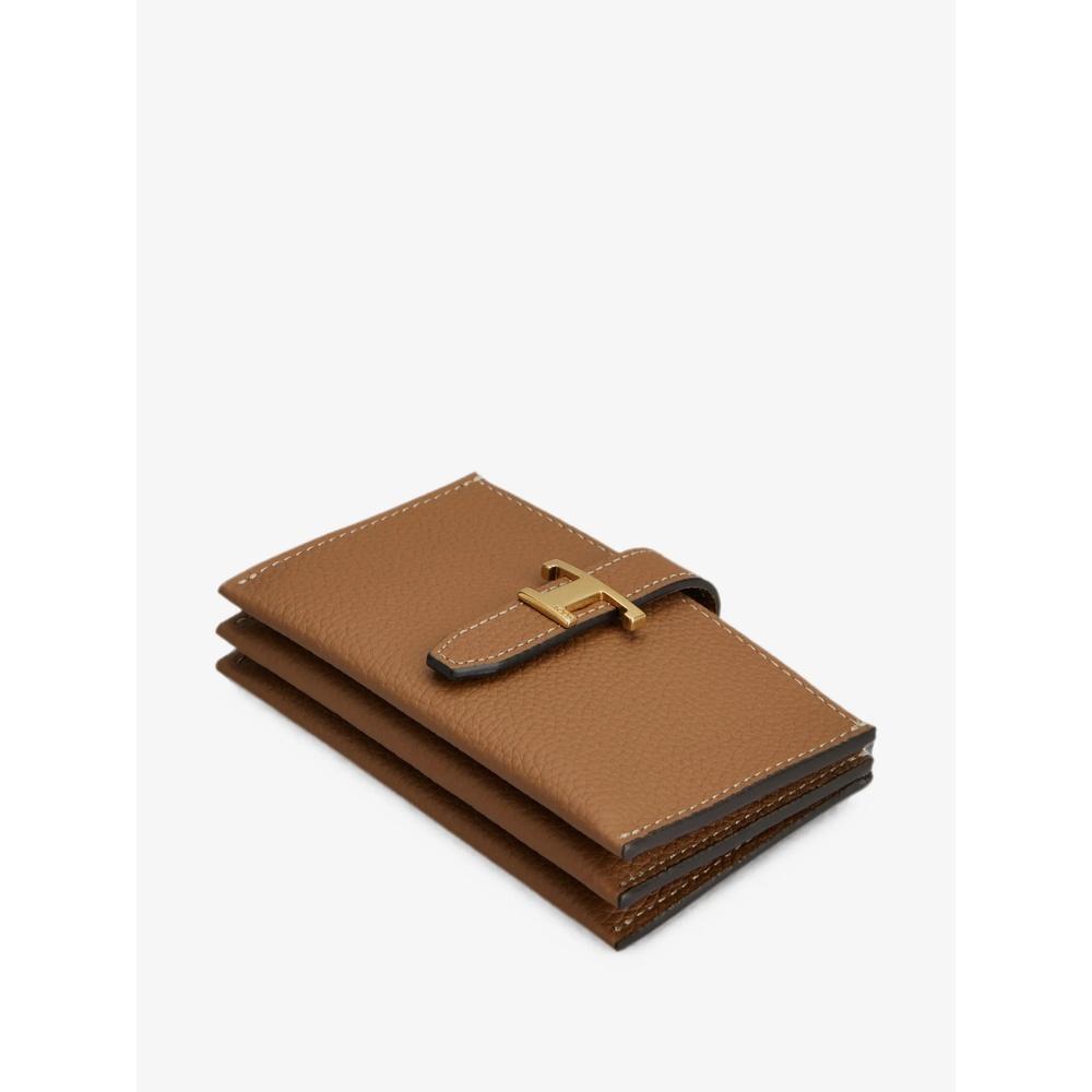 Tods T Timeless Leather Card Holder Wallet S600