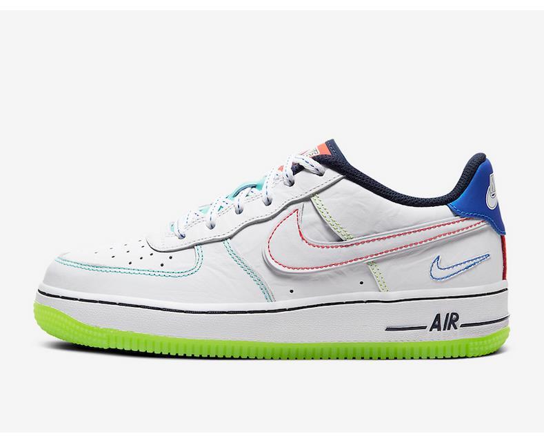 Nike Air Force 1 Low Outside the Lines GS White Sneakers CV2421 100