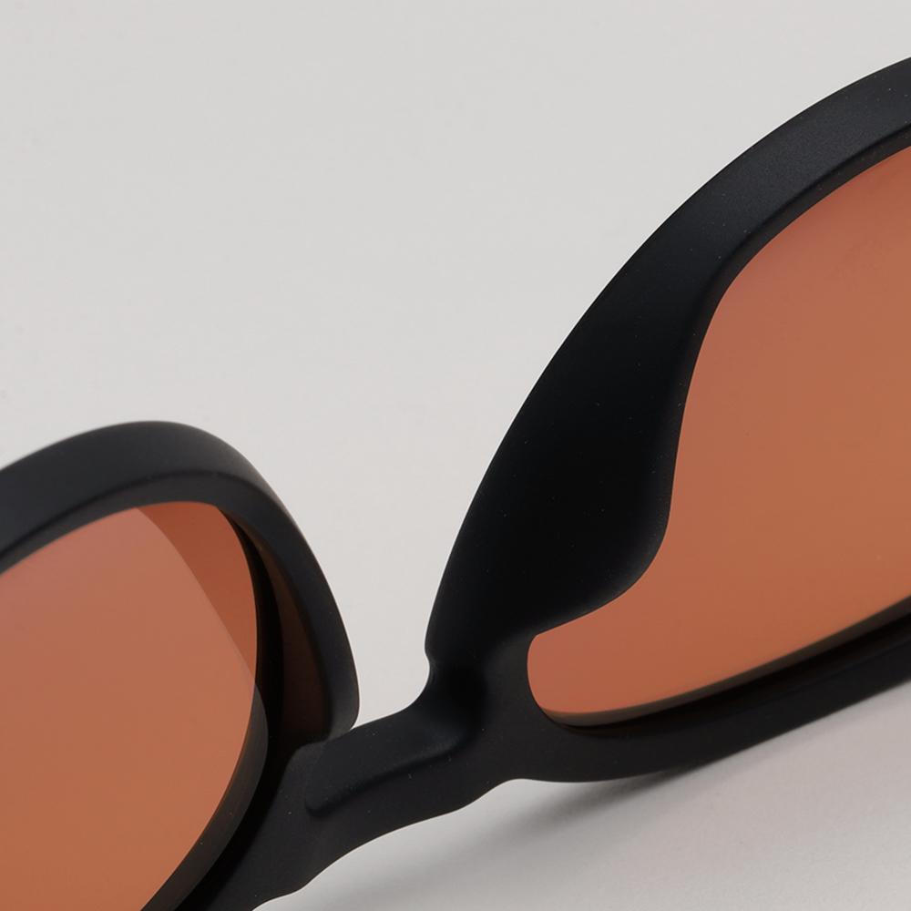Adidas Orange Mirror Round Sport Sunglasses for Running Golf Fishing OR0025 02U