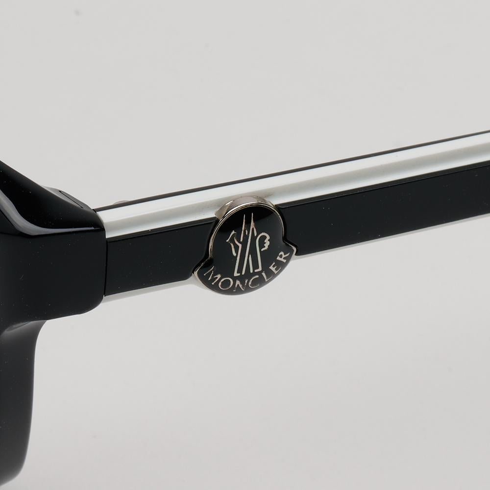 Moncler Black Acetate Square Unisex Eyeglass Frames ML5181 001
