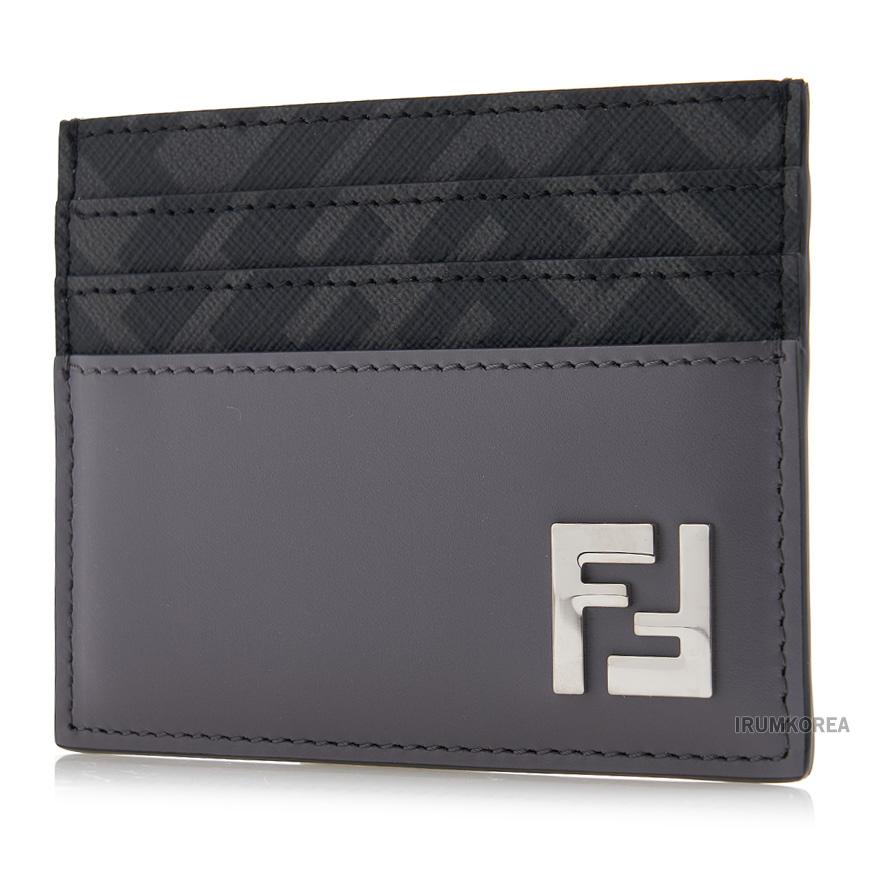 FENDI Men's Diagonal Card Holder Wallet 7M0164 AFF2 F07AL