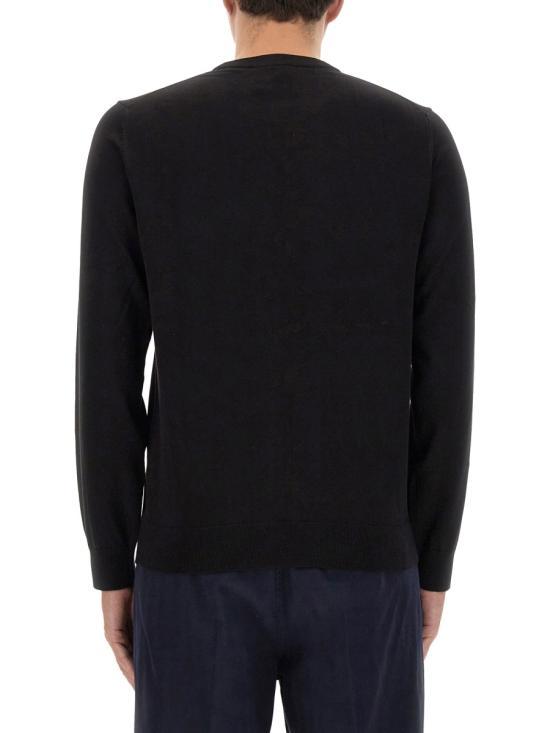 Paul Smith Black Round Neck Knit Sweater for Men M2R200YZL 2185879