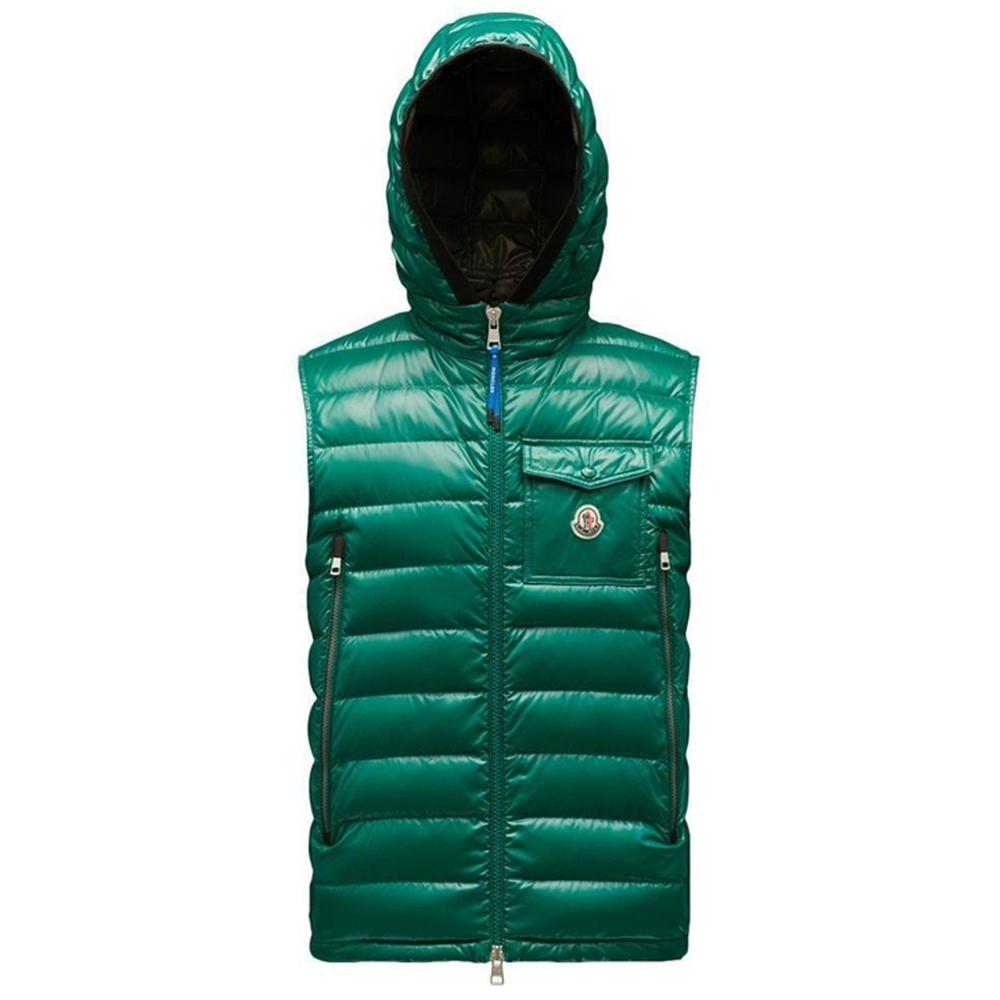 Moncler Green RAGOT Down Puffer Vest for Men
