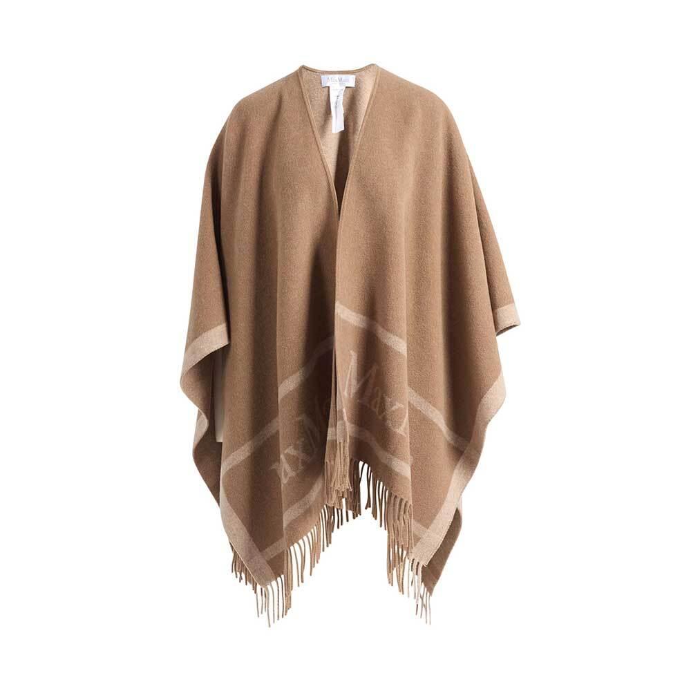 Max Mara Hilde Wool Cape Coat for Women 24546071600 002