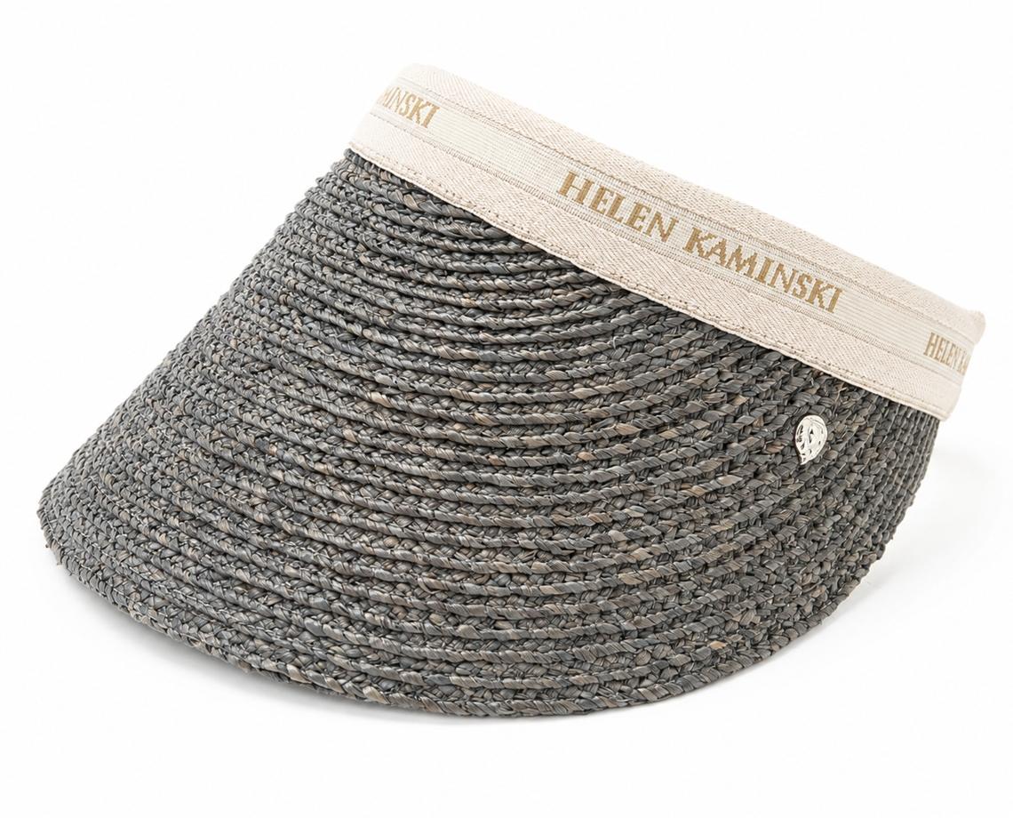 HELEN KAMINSKI Eclipse Melange Natural Logo Raffia Hat HAT52493