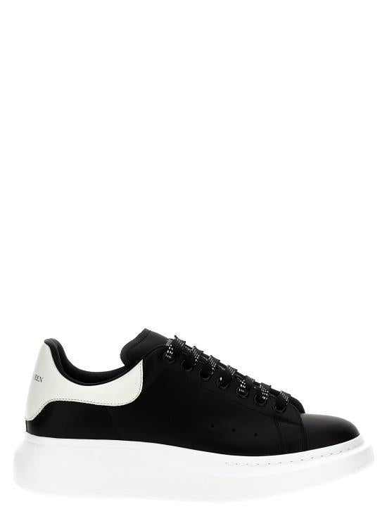 Alexander Mcqueen Oversized Leather Low-Top Sneakers White Men 553680 WIAIG 1070