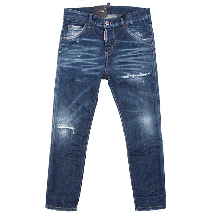 Dsquared2 Blue Wash Daisy Cool Girl Cropped Jeans