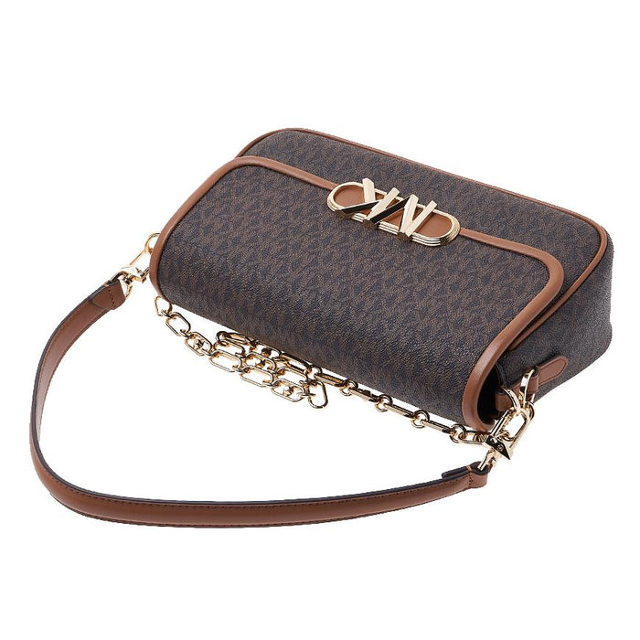 Michael Kors Parker Signature Canvas Shoulder Bag Brown