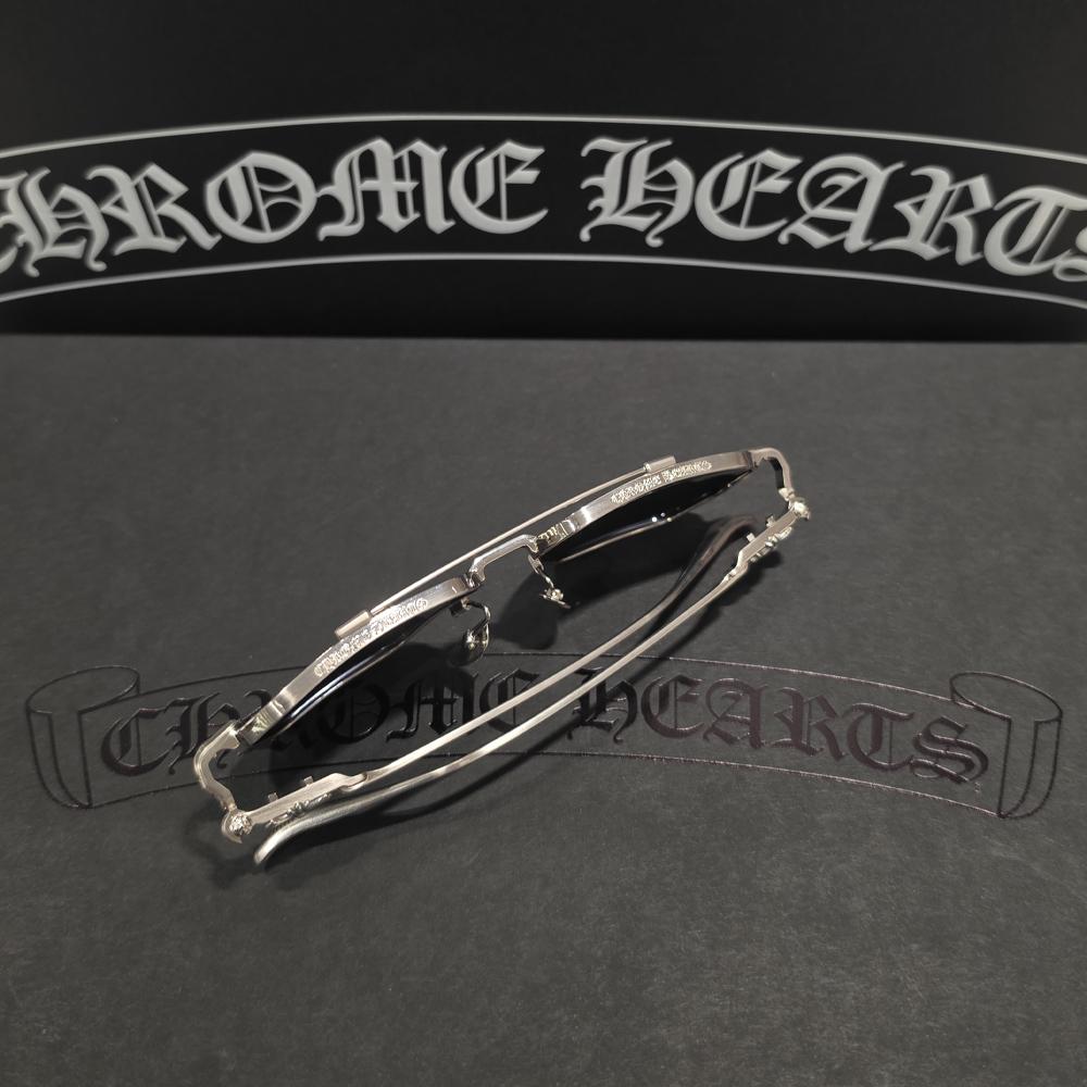Chrome Hearts Punk Silver-Tone Sunglasses Glasses