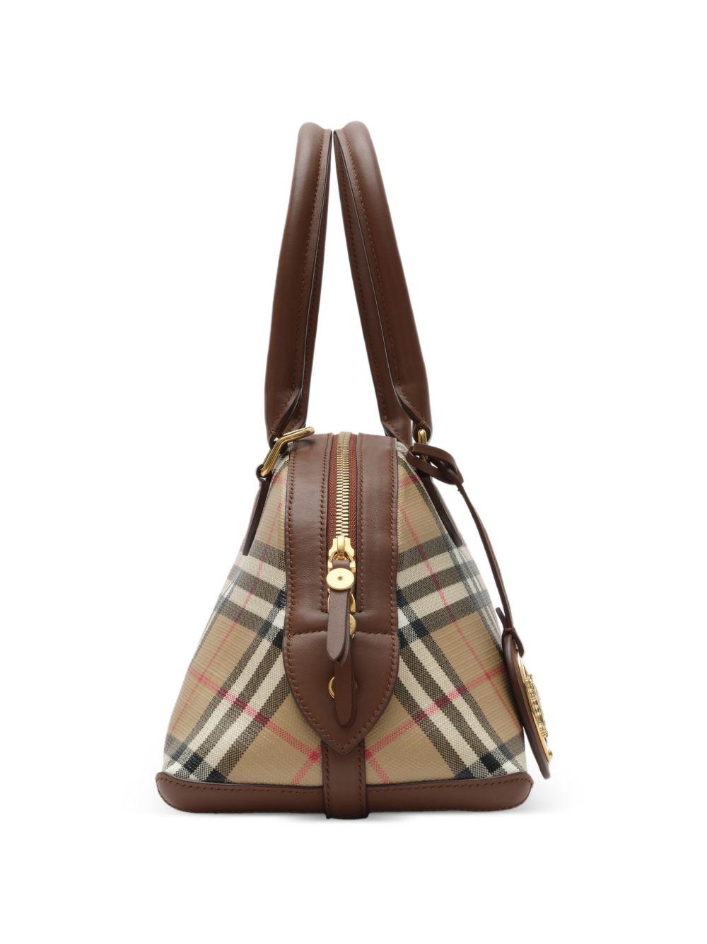BURBERRY Leather Tote Bag Brown Women’s Handbag