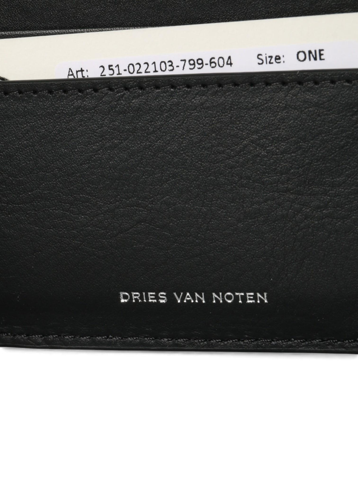 Dries Van Noten Green Flower Print Leather Bifold Wallet 251 022103 799 604