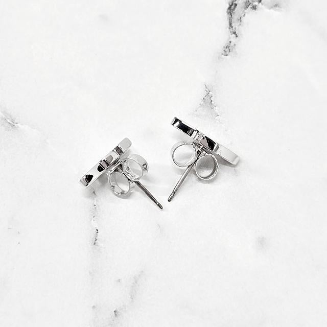 Vivienne Westwood Marinetta Earrings Silver-Tone Studs 6201038F 02P019 P019