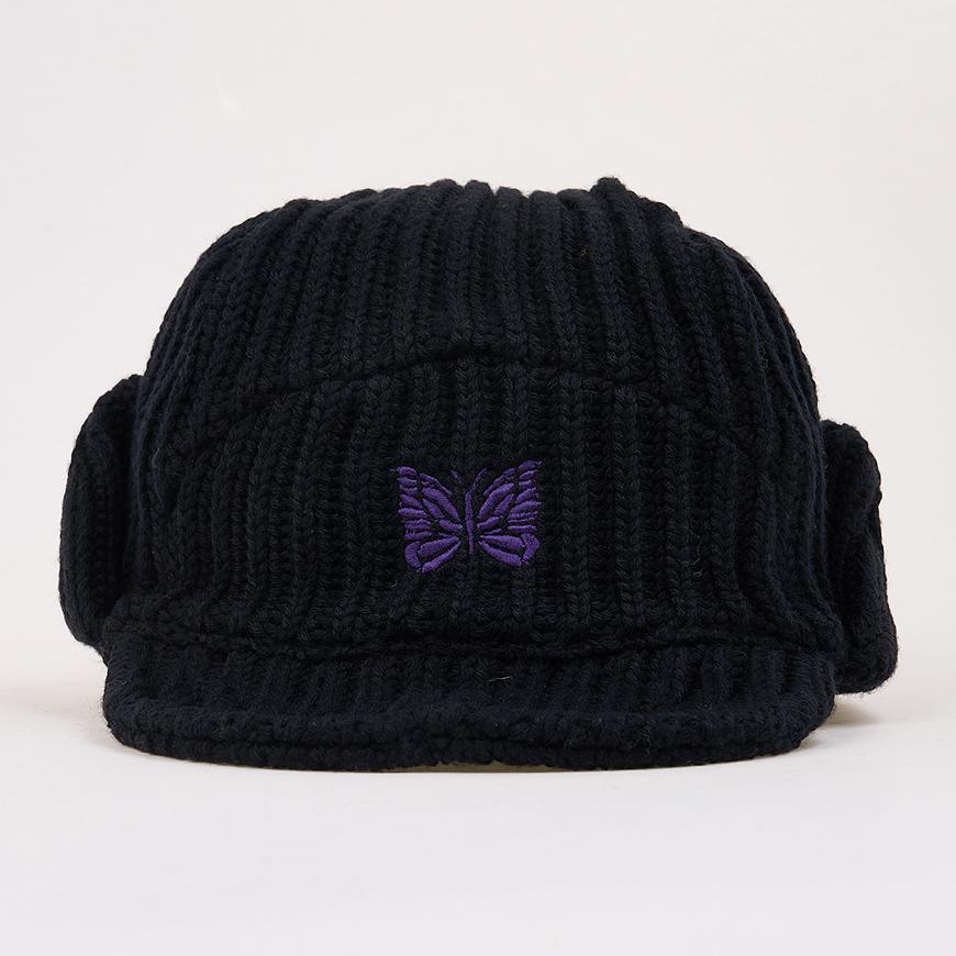 NEEDLES Merino Wool Bird Shooting Cap Unisex RW058 BLACK