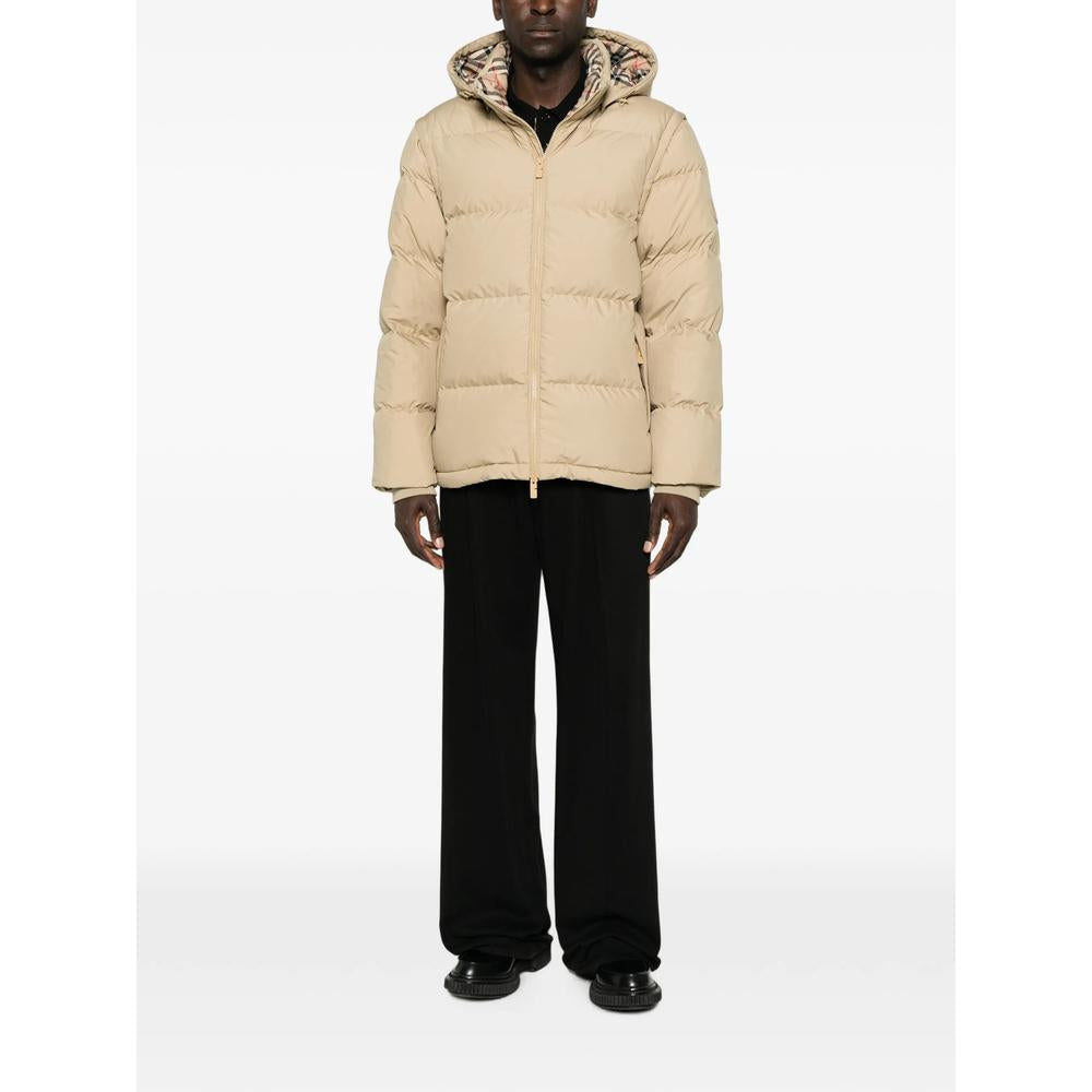 BURBERRY Black Down Puffer Jacket Men