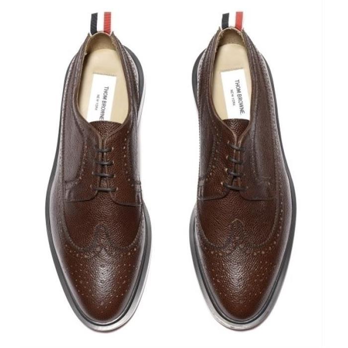 THOM BROWNE Wingtip Brogue Derby Shoes MFD002H