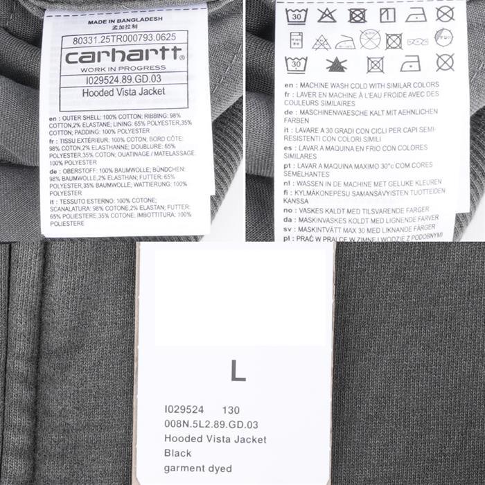 Carhartt WIP Vista Hooded Sweat Jacket Black Men’s Hoodie