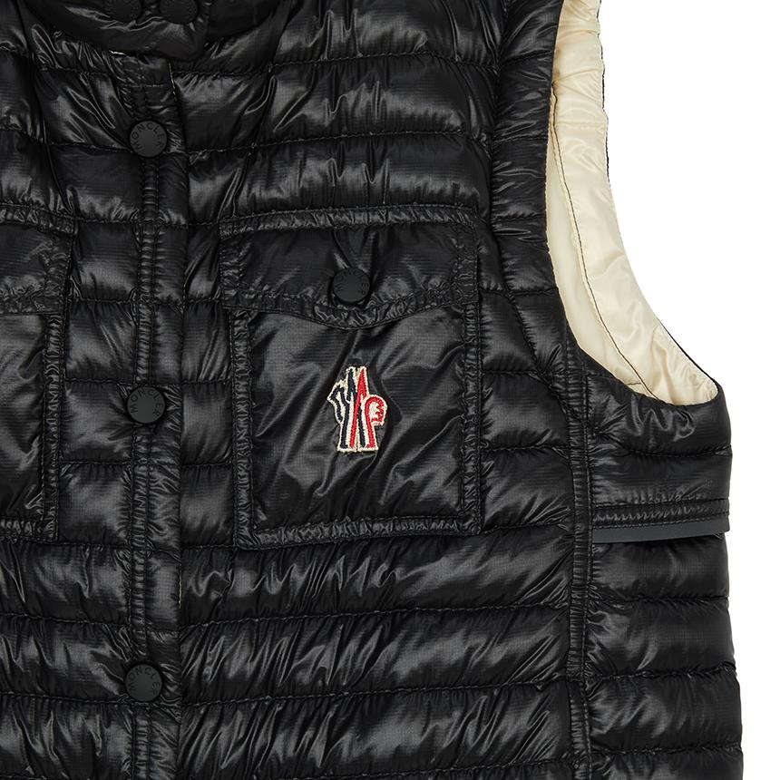 Moncler Grenoble Gumiand Womens Down Puffer Vest Black 1A00019 597X6 999 K1098