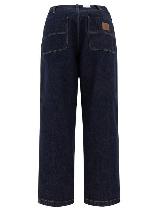 CARHARTT WIP Denim Jeans Men's Pants Navy Blue Straight Fi I034732 0102 BLUE DOM