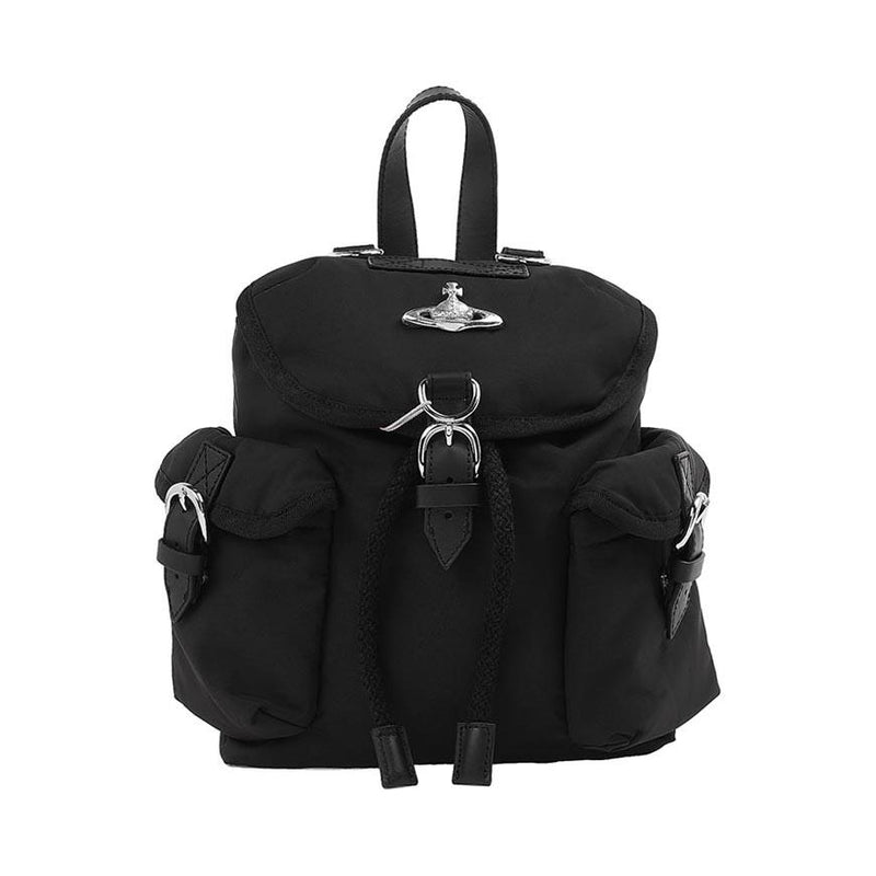 Vivienne Westwood Highland Small Backpack Black Women’s Leather