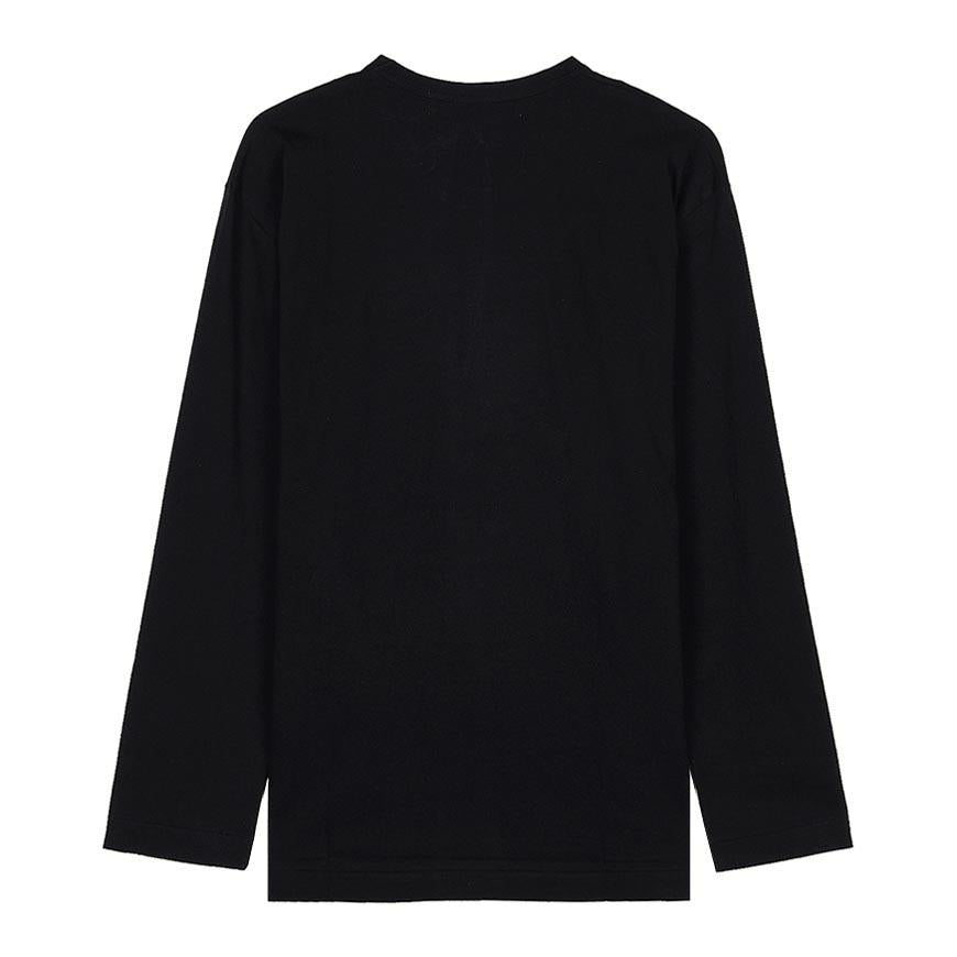 Comme des Garcons Unisex Red Heart Patch T-Shirt AZ T118 051 BLACK
