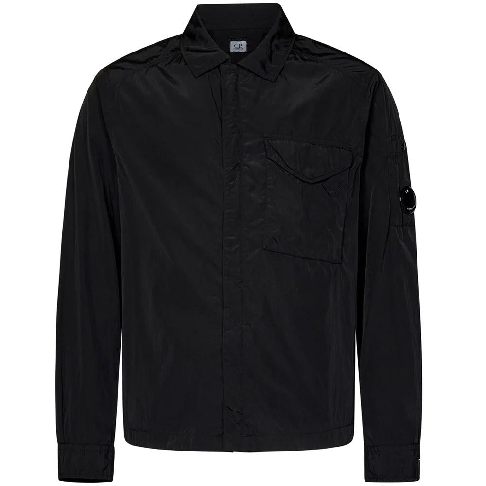 CP Company Lens Badge Shirt Jacket Black Men’s Jacket