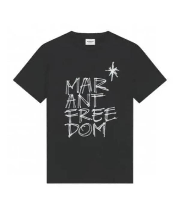 Isabel Marant Zoeline Logo T-Shirt Black