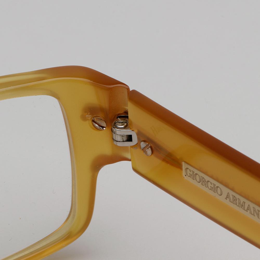 Giorgio Armani Minimalist Square Acetate Eyeglass Frames Unisex GA713 PD9