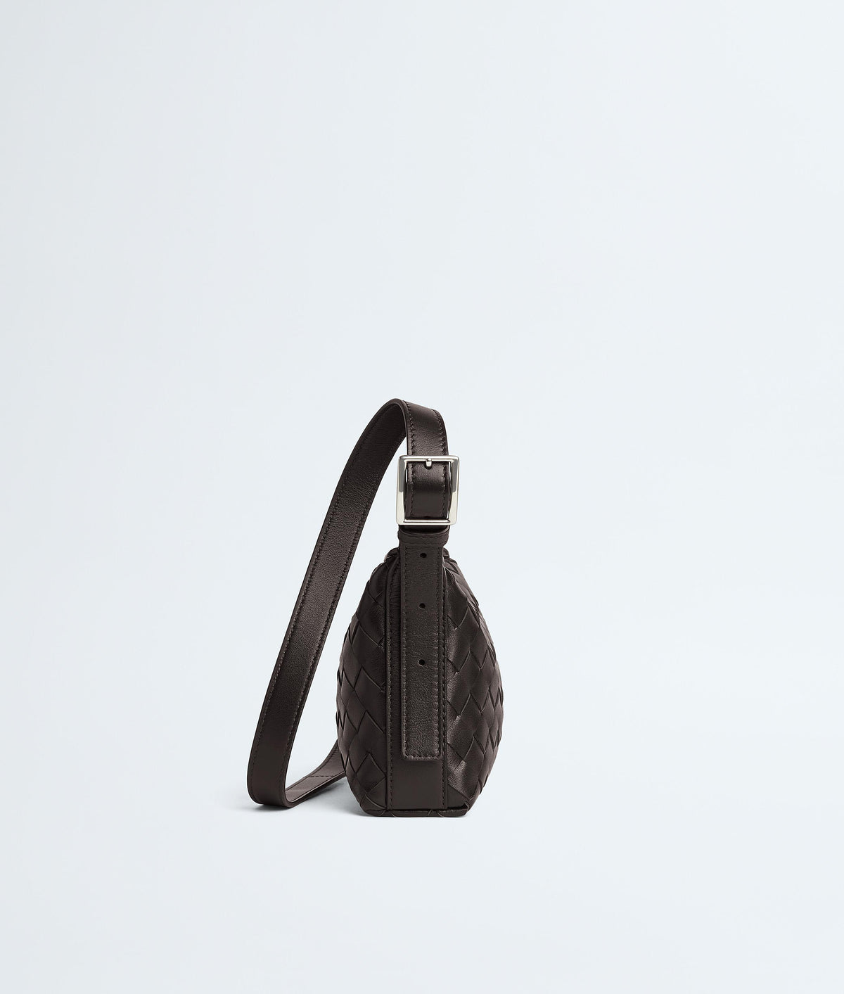 Bottega Veneta Travel Phone Pouch Bag Black Leather