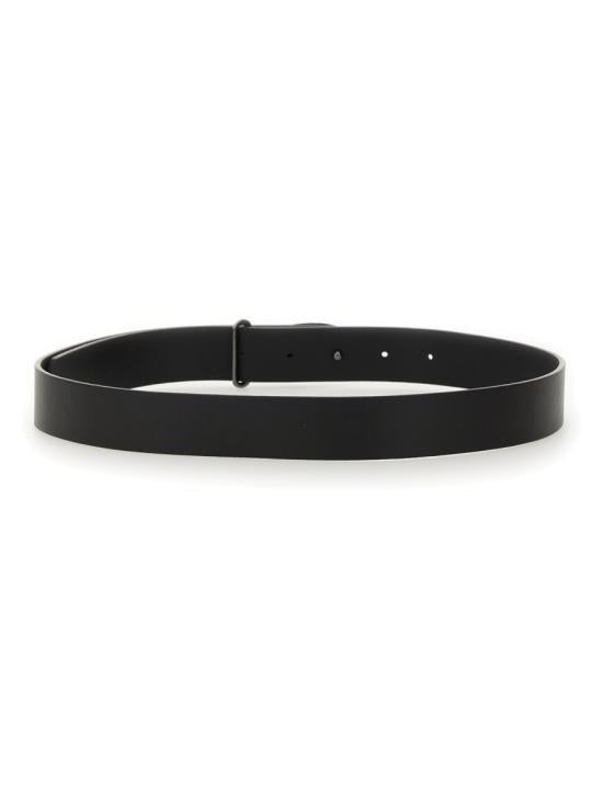 DIESEL Regular Leather Belt Black X10305PR271T8013 BLACK DOM
