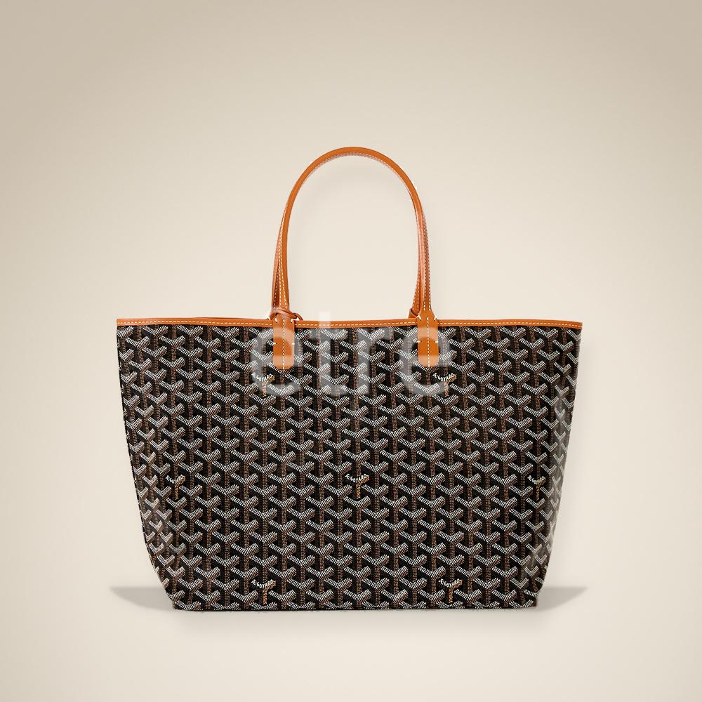 GOYARD Saint Louis PM Tote Brown Black Tan Women’s Bag