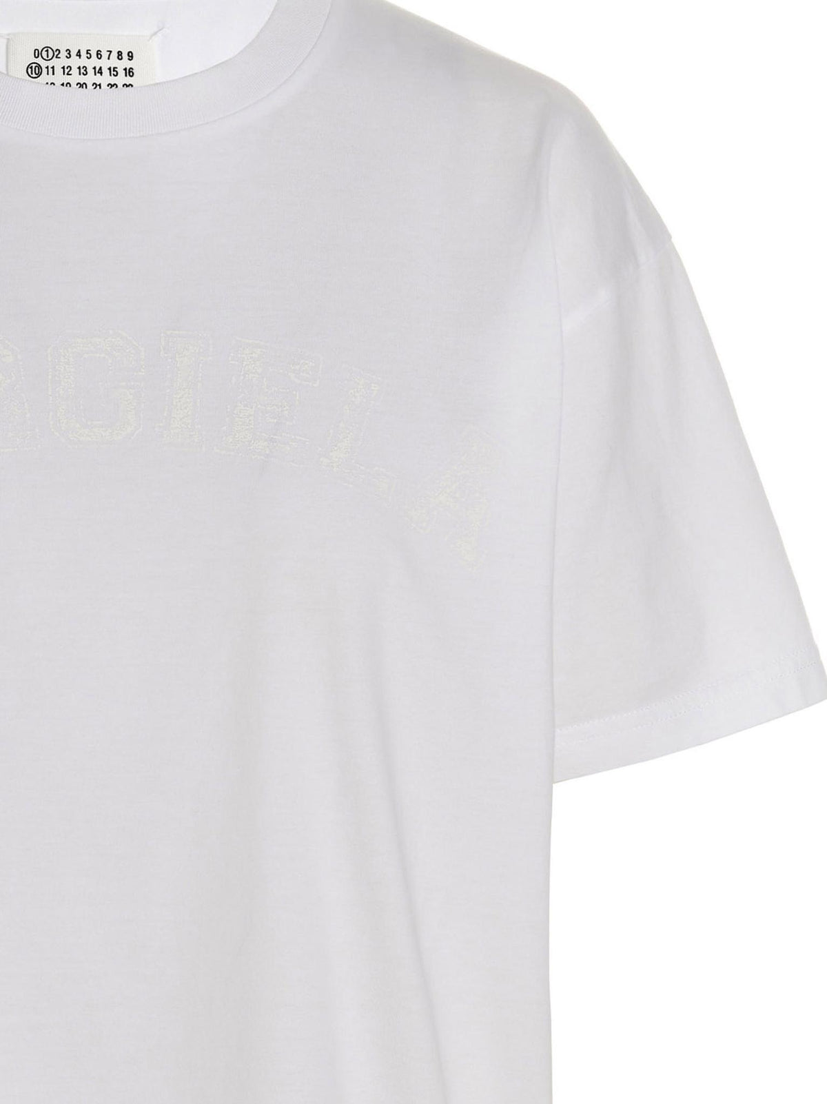 Maison Margiela White Cotton Short Sleeve T-Shirt