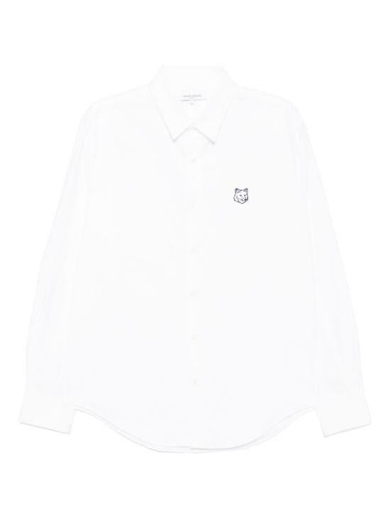 Maison Kitsune Contour Fox Head Skate Long Sleeve Shirt MM00405 WC5012 P100