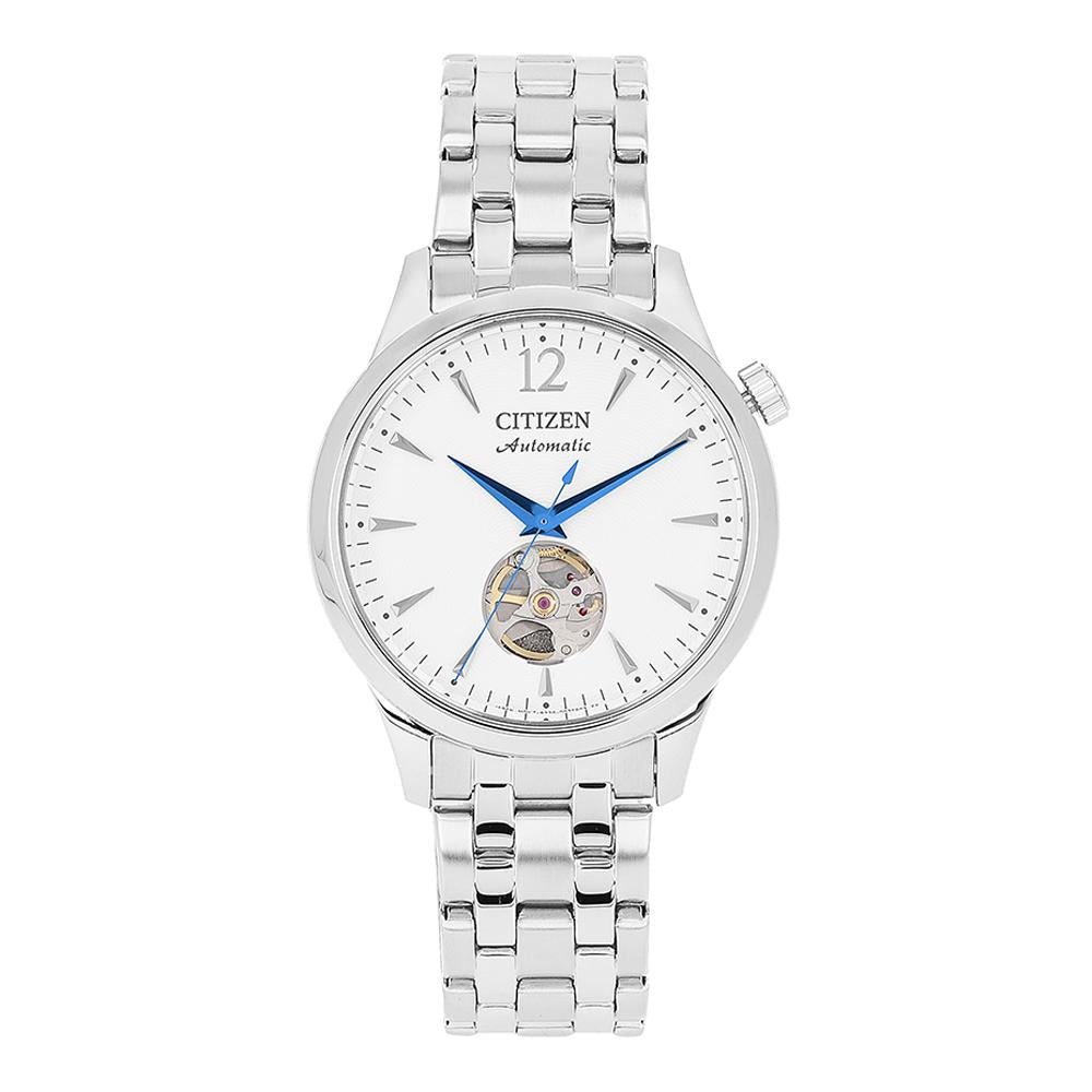 CITIZEN Open Heart Stainless Steel Men’s Watch NH9131 73A