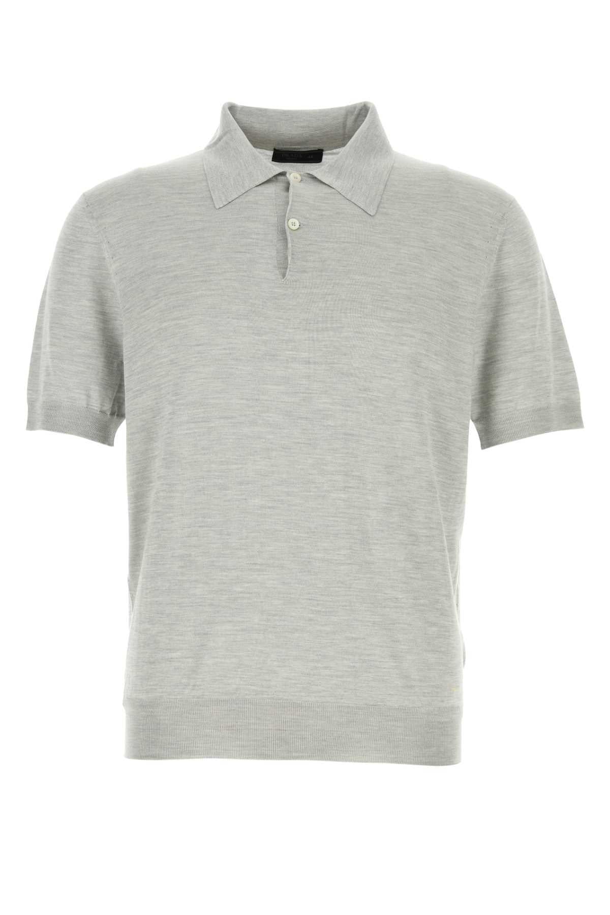 PRADA Cotton Short Sleeve Shirt Black Men’s