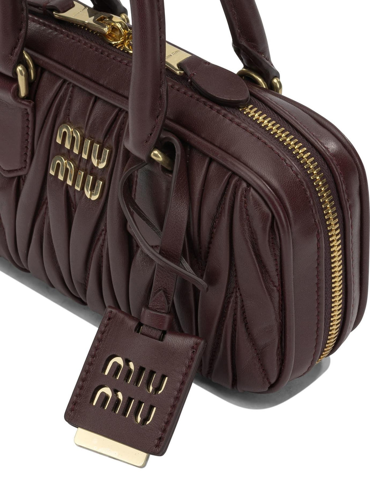 Miu Miu Black Leather Mini Shoulder Bag