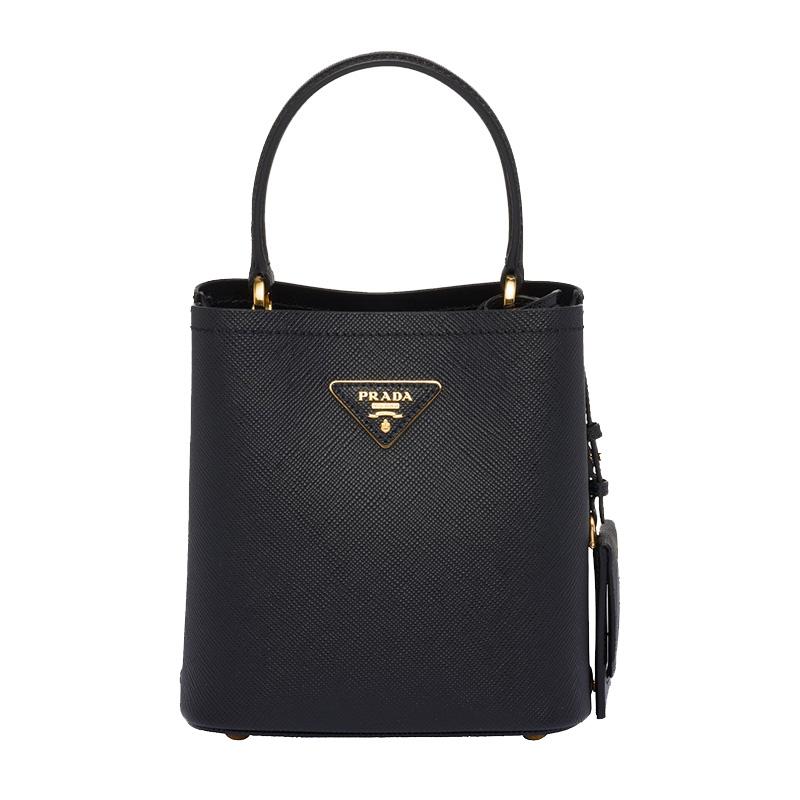 PRADA Saffiano Mini Tote Bag Black