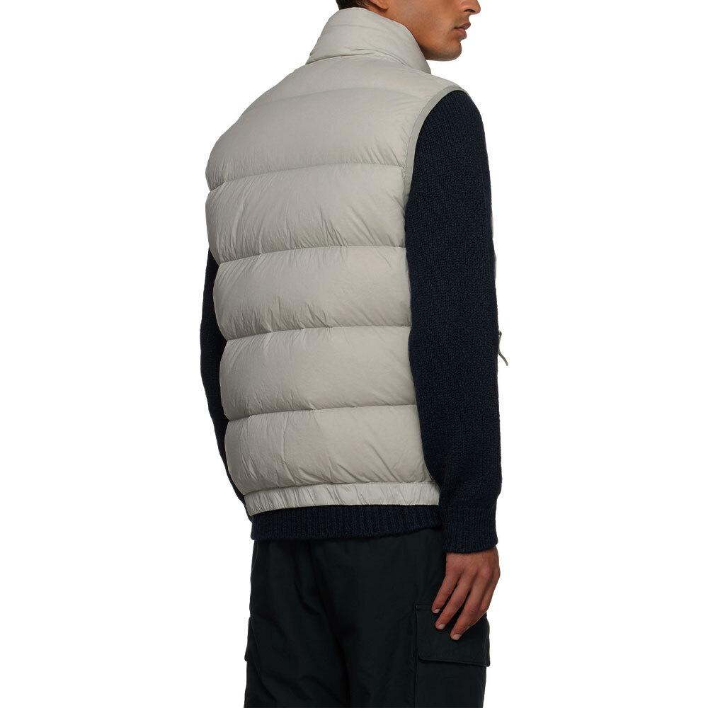 STONE ISLAND Seamless Padded Vest Men Pearl Gray G100007
